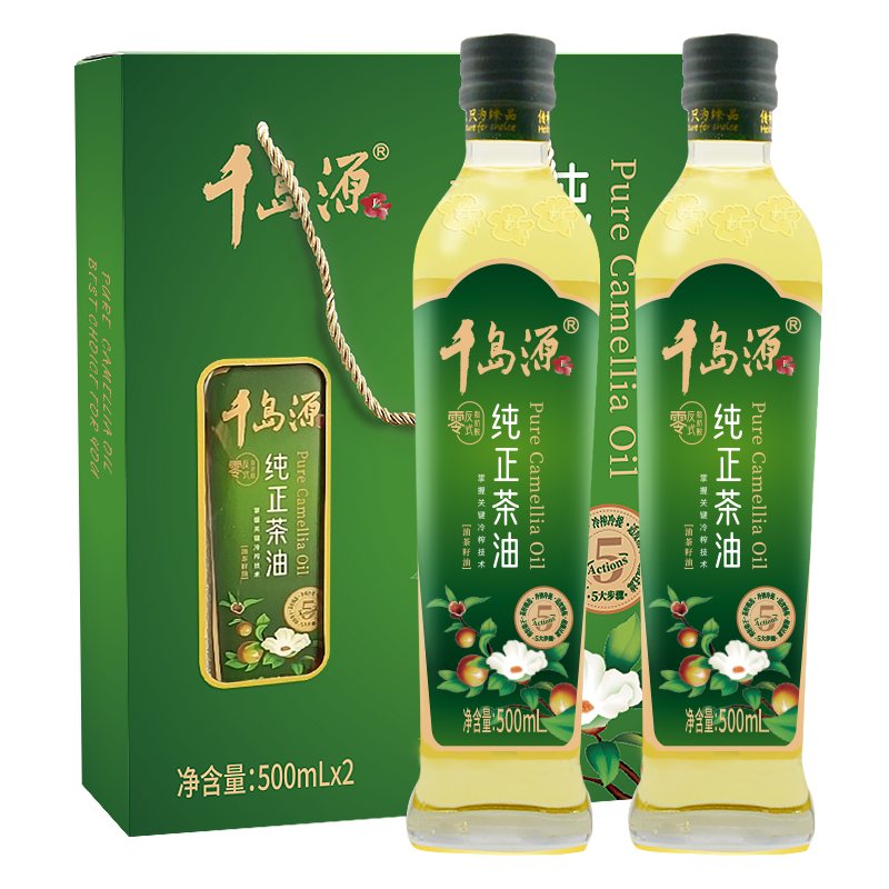 純正茶油 500mL*2禮盒